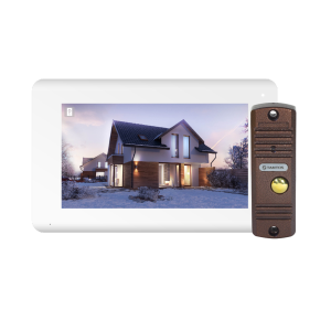 Видеодомофон Tantos MIA KIT, 7 дюймов, цифровой, 800 х 480 пикселей, 150 - 240В + вызывная панель,2А