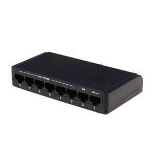 Коммутатор  SF0260FL, PoE, 6 портов + 2 порта UpLink, 12В, без БП, корпус пластик